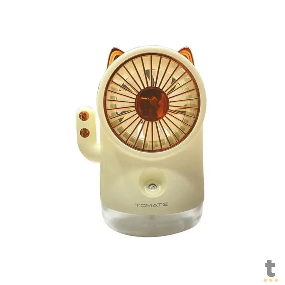 Mini Ventilador / Umidificador de Mesa 2 em 1 Tomate - MLF-008 Truedata